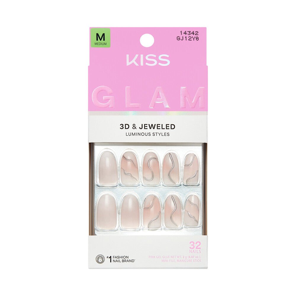 Kiss Glam 3D & Jeweled Nails - Beauty Exchange Beauty Supply
