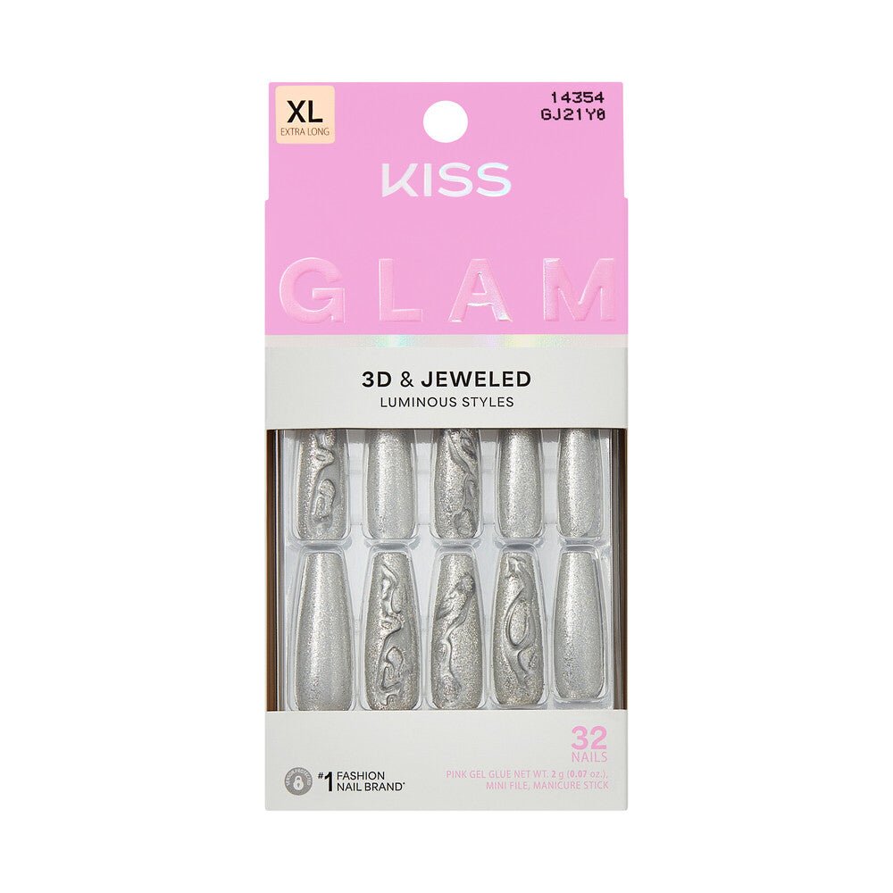 Kiss Glam 3D & Jeweled Nails - Beauty Exchange Beauty Supply
