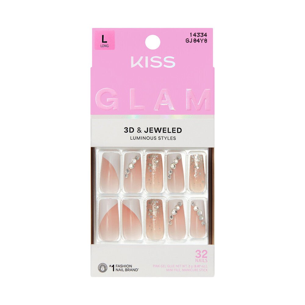 Kiss Glam 3D & Jeweled Nails - Beauty Exchange Beauty Supply