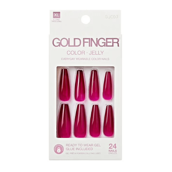 Kiss Gold Finger Jelly Nail Color - Beauty Exchange Beauty Supply
