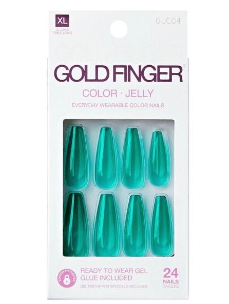Kiss Gold Finger Jelly Nail Color - Beauty Exchange Beauty Supply