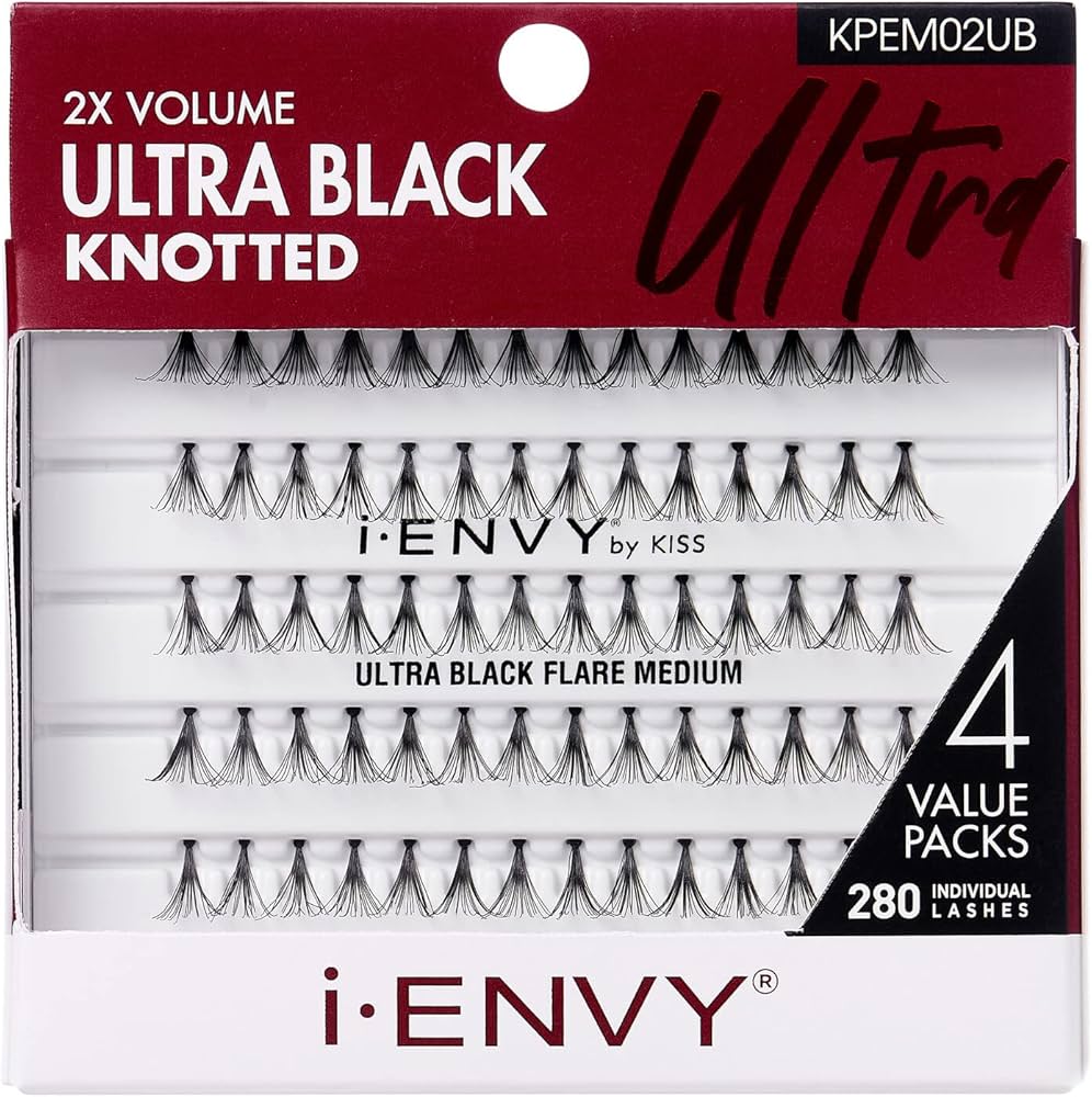 Kiss i - Envy 2X Volume Knot - Free Individual Eyelashes – Multipack - Beauty Exchange Beauty Supply