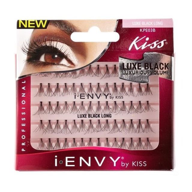 KISS i - Envy Luxe Black Flare Individual Lashes – 70pc - Beauty Exchange Beauty Supply