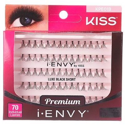 KISS i - Envy Luxe Black Flare Individual Lashes – 70pc - Beauty Exchange Beauty Supply