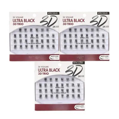 KISS i - Envy Ultra Black Flare Individual Lashes – 70pc - Beauty Exchange Beauty Supply