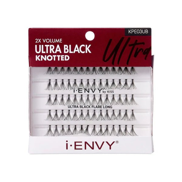 KISS i - Envy Ultra Black Flare Individual Lashes – 70pc - Beauty Exchange Beauty Supply