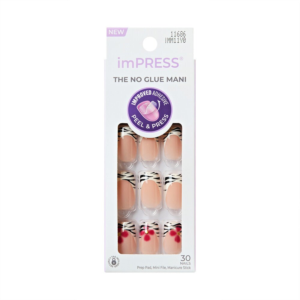 Kiss imPRESS Nails The No Glue French Manicure - Beauty Exchange Beauty Supply