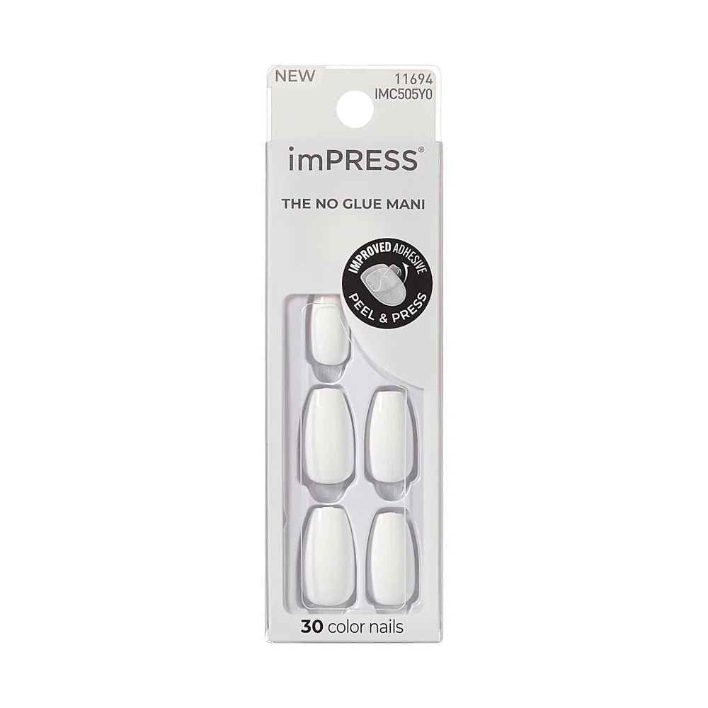 KISS imPRESS No Glue Mani Press - On Nails – 30PCS - Beauty Exchange Beauty Supply