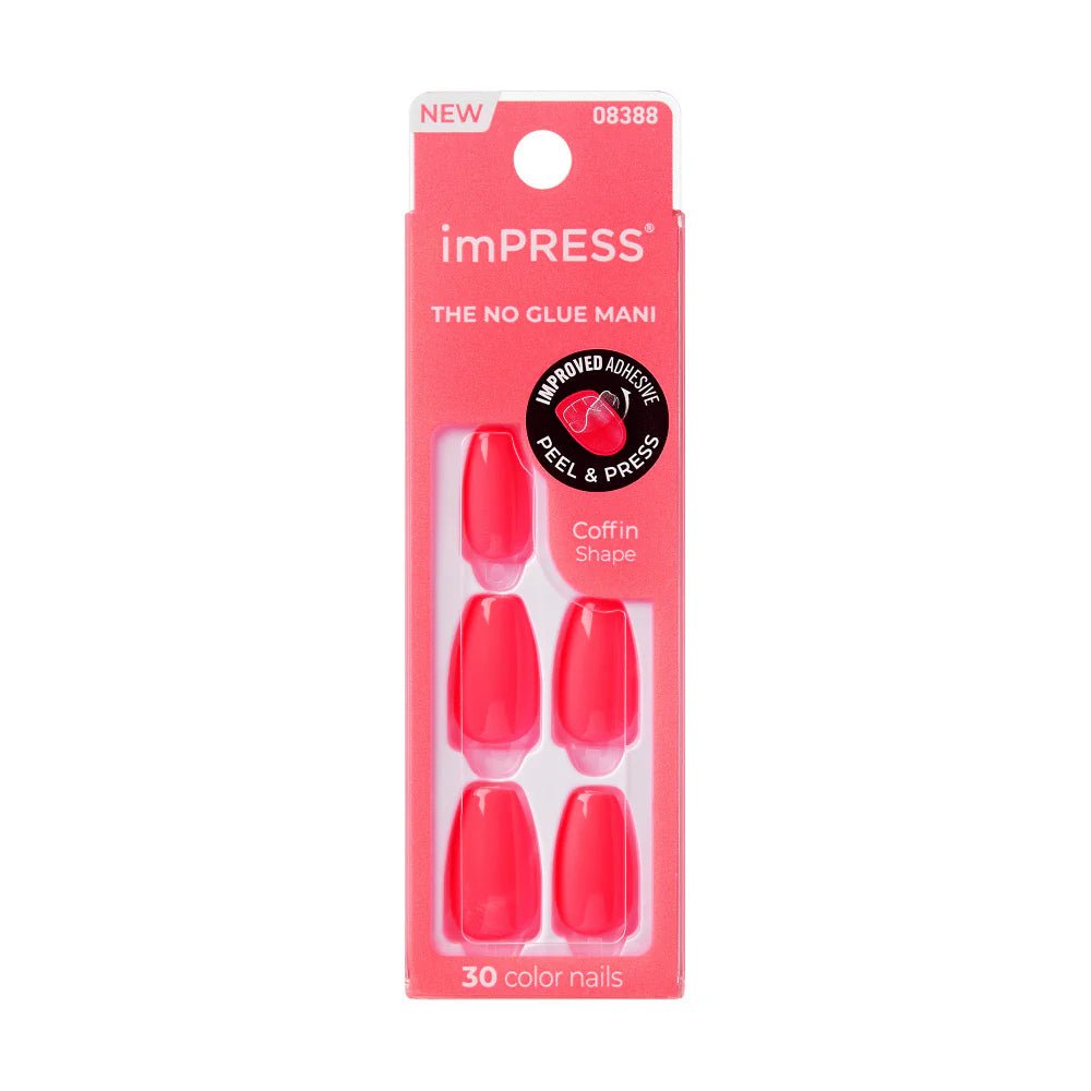 KISS imPRESS No Glue Mani Press - On Nails – 30PCS - Beauty Exchange Beauty Supply