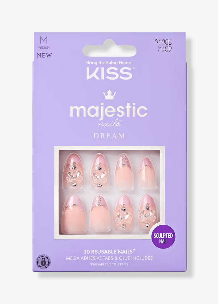 KISS Majestic Press - On Nails – 30 Count - Beauty Exchange Beauty Supply