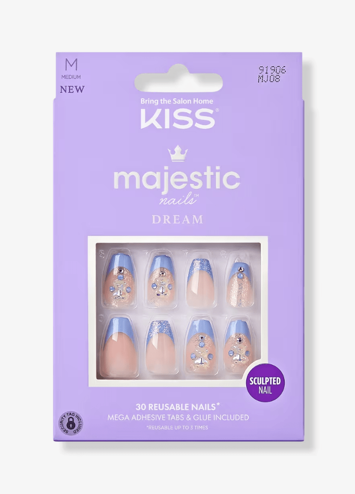 KISS Majestic Press - On Nails – 30 Count - Beauty Exchange Beauty Supply