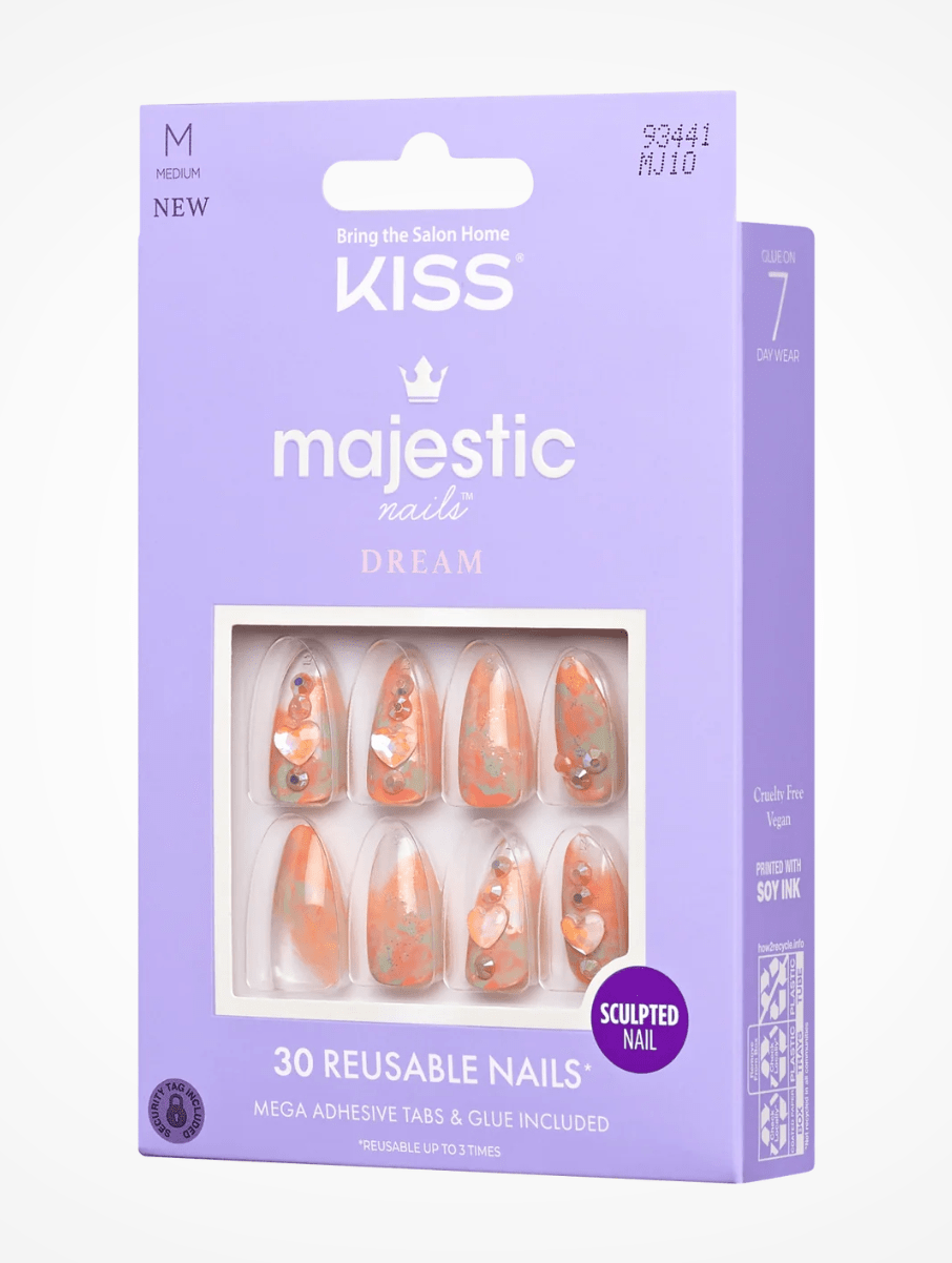 KISS Majestic Press - On Nails – 30 Count - Beauty Exchange Beauty Supply