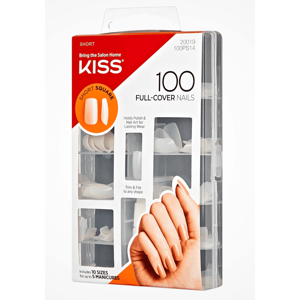 KISS Nail Tips Natural Finish – 100 Tips - Beauty Exchange Beauty Supply