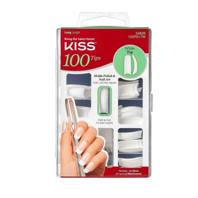 KISS Nail Tips Natural Finish – 100 Tips - Beauty Exchange Beauty Supply