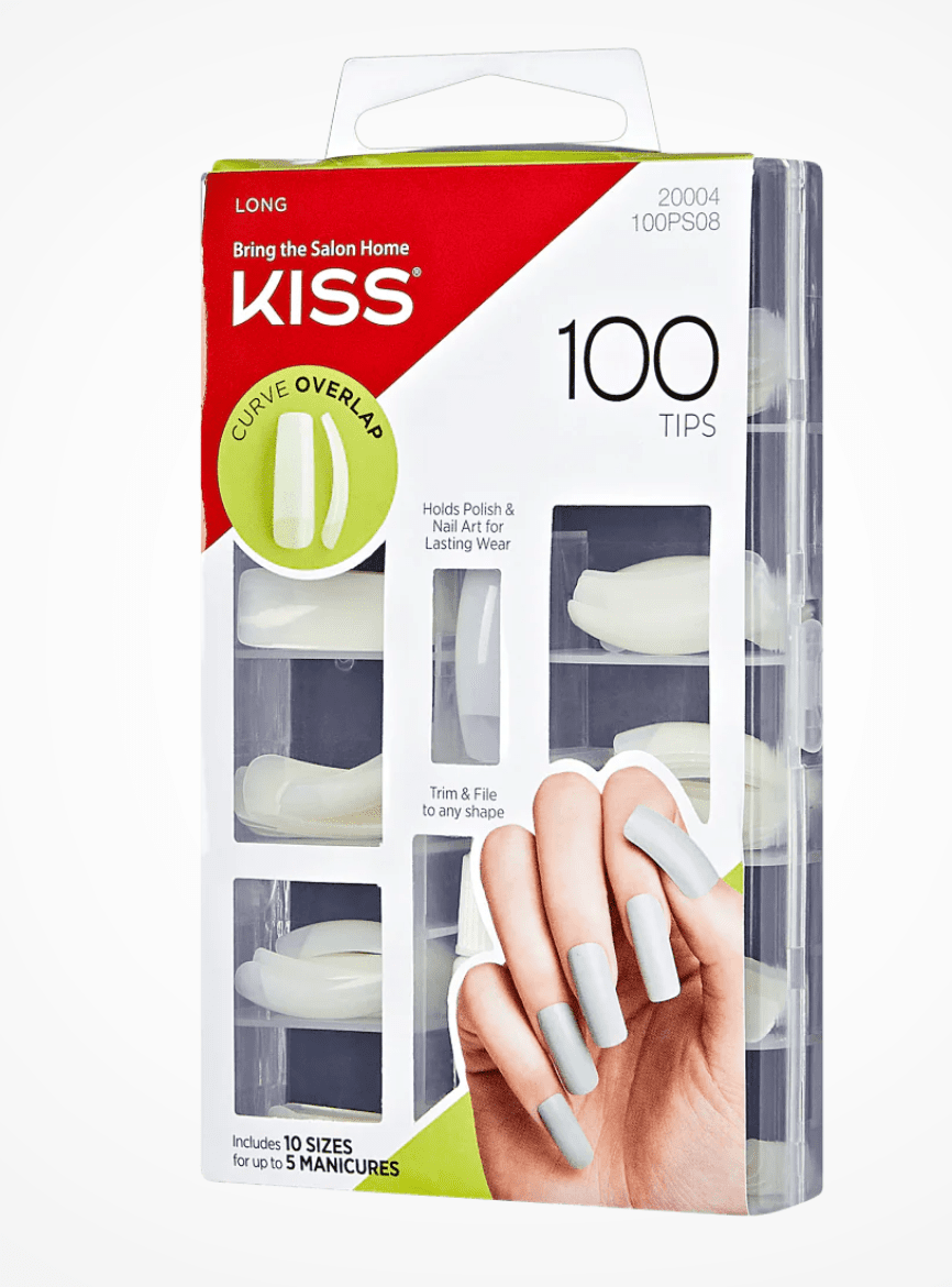 KISS Nail Tips Natural Finish – 100 Tips - Beauty Exchange Beauty Supply