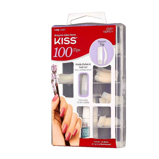 KISS Nail Tips Natural Finish – 100 Tips - Beauty Exchange Beauty Supply