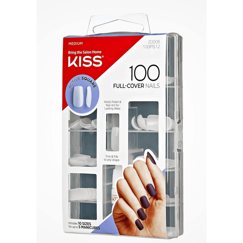 KISS Nail Tips Natural Finish – 100 Tips - Beauty Exchange Beauty Supply