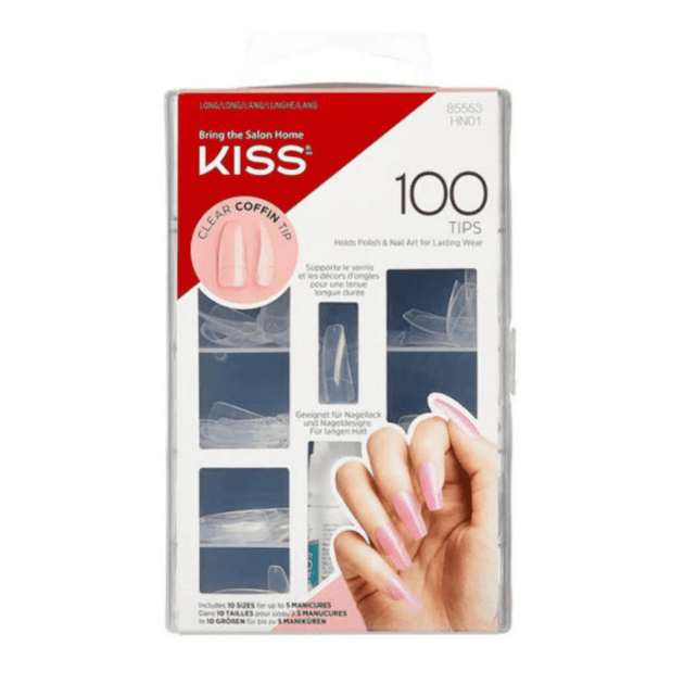 KISS Nail Tips Natural Finish – 100 Tips - Beauty Exchange Beauty Supply
