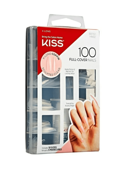 KISS Nail Tips Natural Finish – 100 Tips - Beauty Exchange Beauty Supply