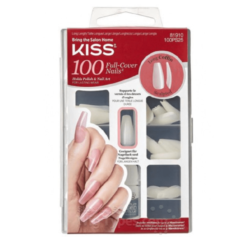 KISS Nail Tips Natural Finish – 100 Tips - Beauty Exchange Beauty Supply