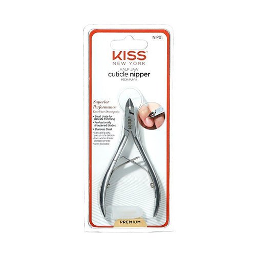 KISS NEW YORK Cuticle Nipper – Superior Performance for Precise Cuticle Care – 01 Half Jaw, 02 Full Jaw, 03 Half Jaw - Beauty Exchange Beauty Supply