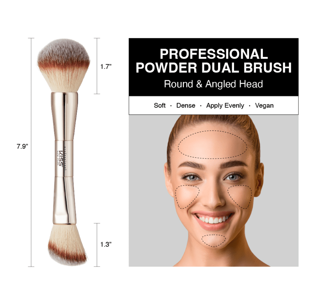 Kiss New York Dual Ended Makeup Brushes - Beauty Exchange Beauty Supply