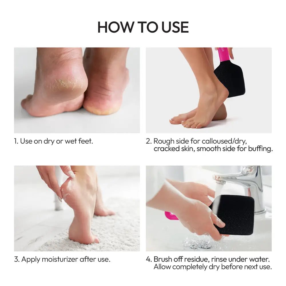 Kiss New York Dual - Sided Foot File – Quickbuff - Beauty Exchange Beauty Supply