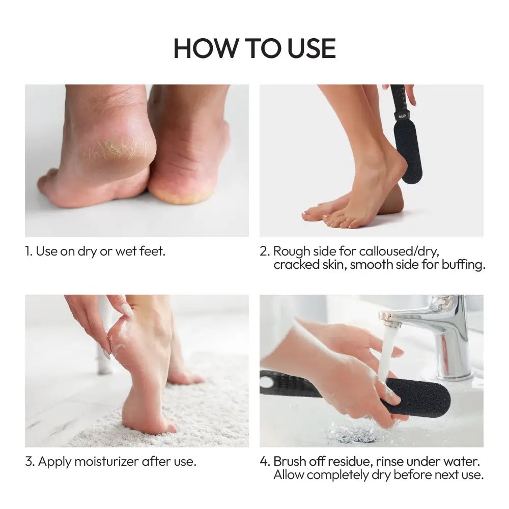 Kiss New York Dual - Sided Foot File – Ultra & Mega Buff - Beauty Exchange Beauty Supply