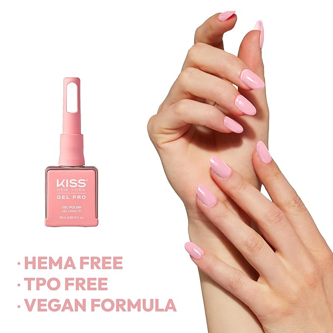 Kiss New York Gel Pro Gel Nail Polish (10ml) – "Pink Skies," "Aphrodite," "Bridal Shower," "Do You Lav - ender a Rock?" – Soak - Off UV/LED, HEMA - Free, TPO - Free - Beauty Exchange Beauty Supply