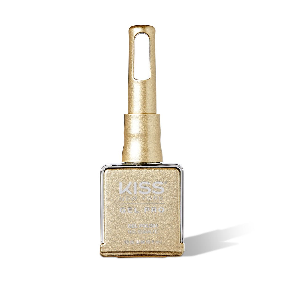 Kiss New York Gel Pro Gel Nail Polish (10ml) – "Silver Bells," "Sparkling Burgundy," "Gold Rush" – Soak - Off UV/LED, HEMA - Free, TPO - Free - Beauty Exchange Beauty Supply