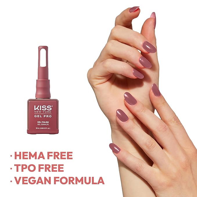Kiss New York Gel Pro – "Under the Pecan Tree" Gel Nail Polish (10ml) – Soak - Off UV/LED, HEMA - Free, TPO - Free - Beauty Exchange Beauty Supply