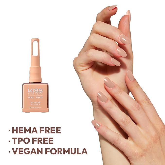 Kiss New York Gel Pro – "Where's My Coffee" Gel Nail Polish (10ml) – Soak - Off UV/LED, HEMA - Free, TPO - Free - Beauty Exchange Beauty Supply