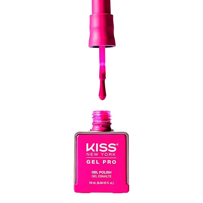 Kiss New York Gel Pro – "Wild and Free" Gel Nail Polish (10ml) – Soak - Off UV/LED, HEMA - Free, TPO - Free - Beauty Exchange Beauty Supply