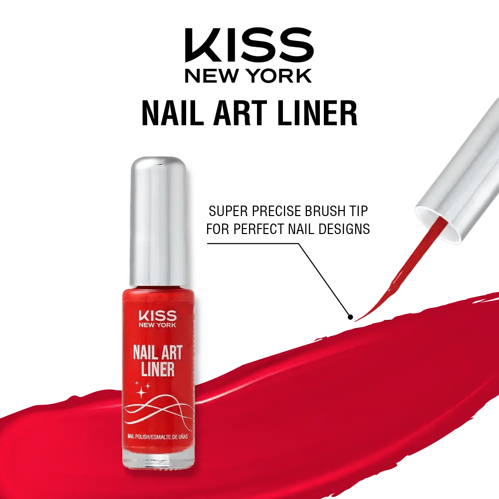 Kiss New York Precision Brush Nail Art Liner - Beauty Exchange Beauty Supply