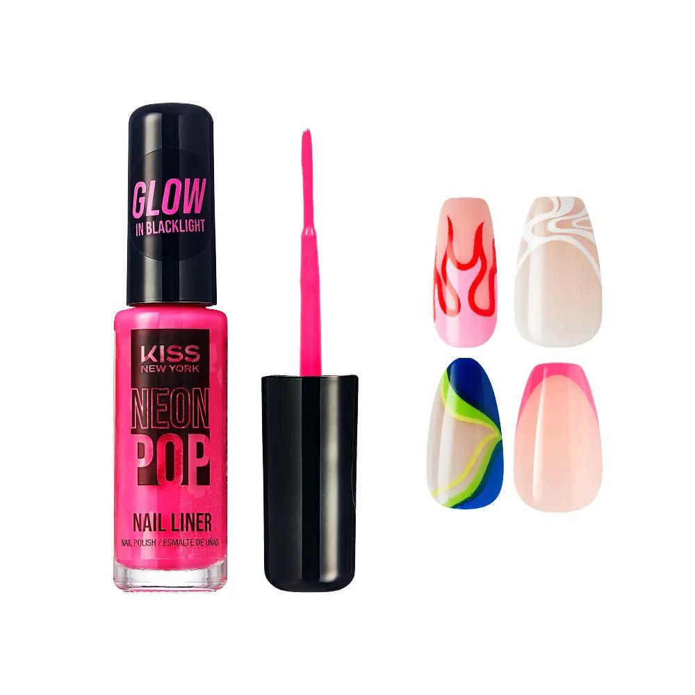 Kiss New York Precision Brush Neon Nail Art Liner - Beauty Exchange Beauty Supply