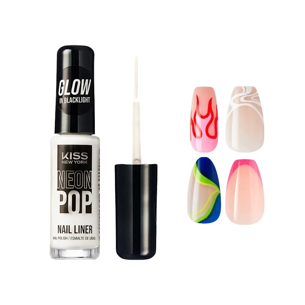 Kiss New York Precision Brush Neon Nail Art Liner - Beauty Exchange Beauty Supply