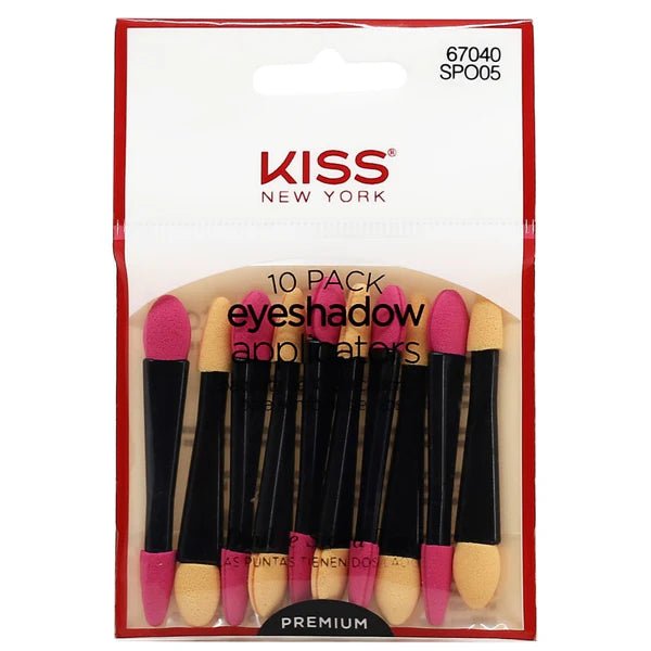 Kiss New York Premium Eyeshadow Applicators – 10 Pack for Precision Application - Beauty Exchange Beauty Supply