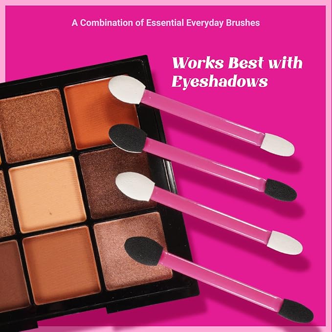 Kiss New York Premium Eyeshadow Applicators – 10 Pack for Precision Application - Beauty Exchange Beauty Supply