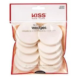 KISS New York Premium Makeup Wedge Set – Smooth, Blendable & Latex - Free | 4 - Pack, 6 - Pack, 12 - Pack - Beauty Exchange Beauty Supply