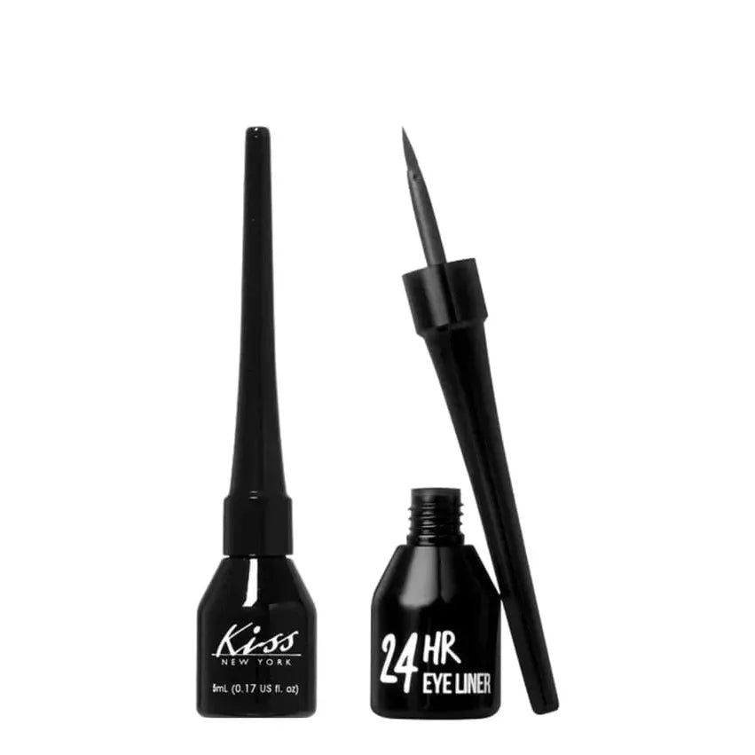 KISS NEW YORK PROFESSIONAL – Liquid Eyeliner (Black) EL03 | Bold Definition + Precision - Beauty Exchange Beauty Supply