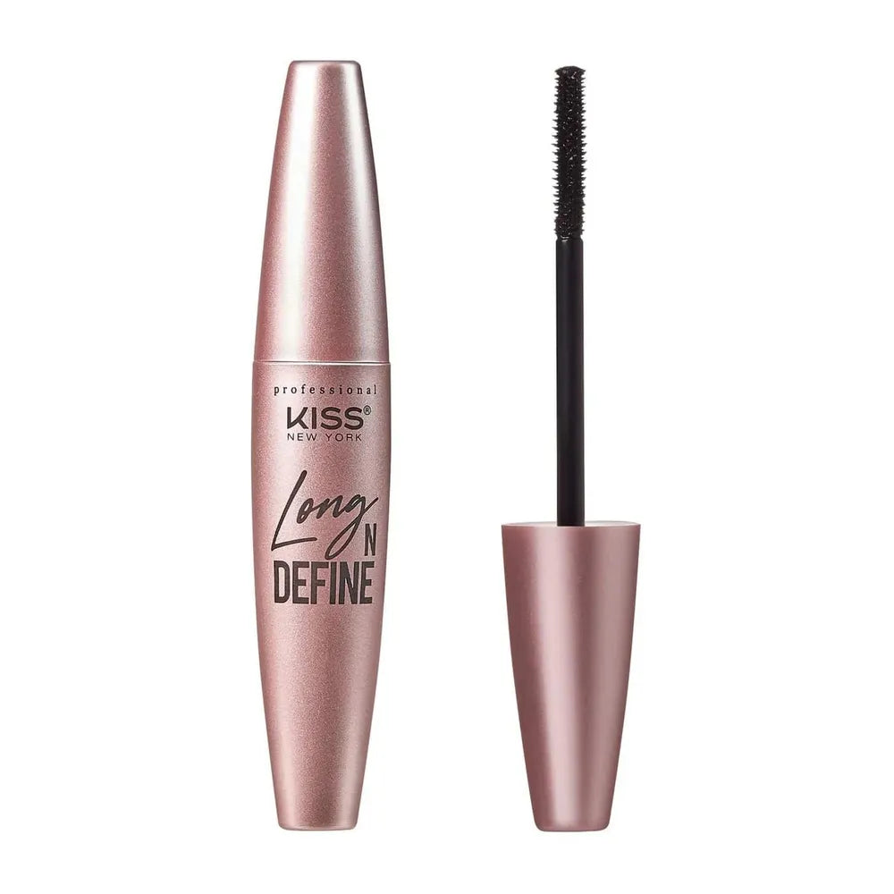 KISS NEW YORK PROFESSIONAL – Long ‘n Define Mascara | Length + Separation | 01 Washable & 02 Waterproof - Beauty Exchange Beauty Supply