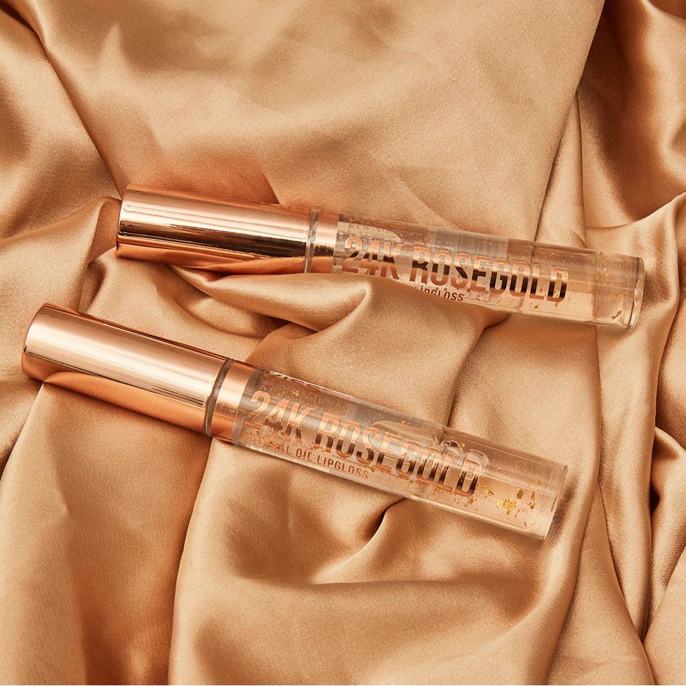 KISS NEW YORK PROFESSIONAL Natural Oil Lip Gloss โ Hydrating Shine Infused with Real Gold Flakes | 10 Variants - Beauty Exchange Beauty Supply