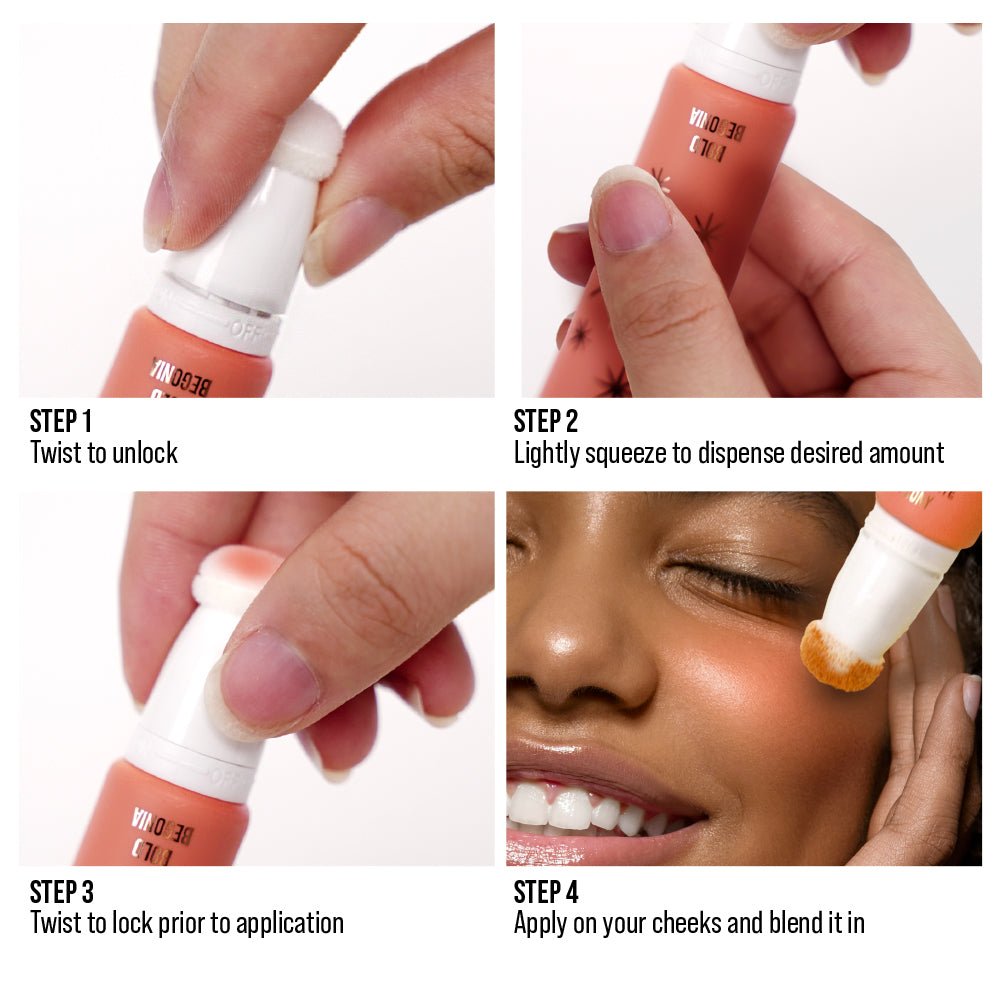 KISS NEW YORK PROFESSIONAL โ Pearl Blush Wand | Radiant Finish + Cushion Applicator | Shades 02โ05 - Beauty Exchange Beauty Supply