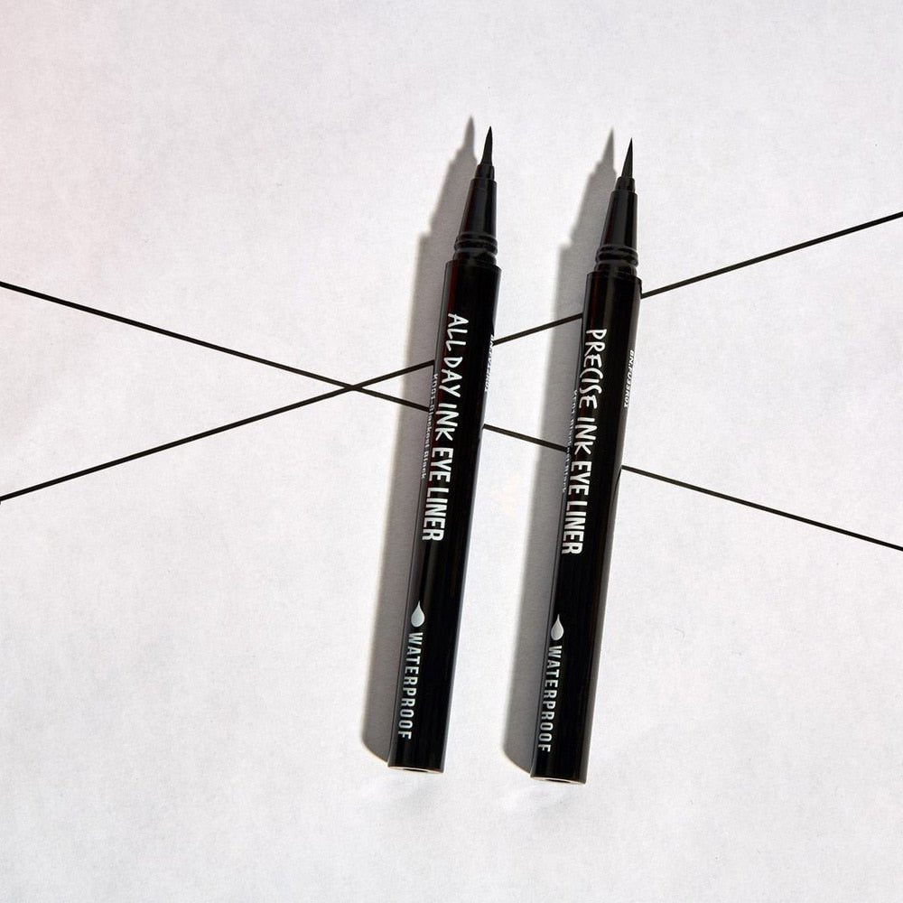 KISS NEW YORK PROFESSIONAL – Precise Ink Eyeliner | Ultra - Fine Brush Tip + Intense Black Finish - Beauty Exchange Beauty Supply