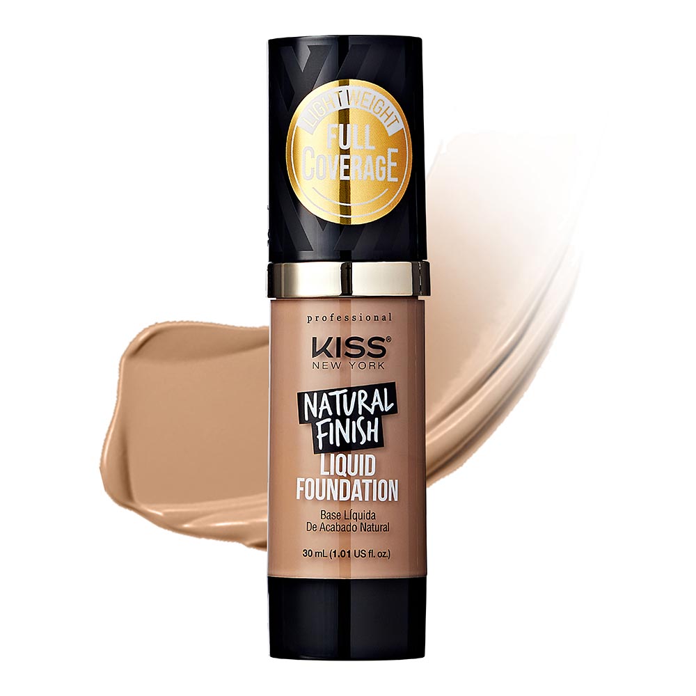 KISS NEW YORK PROFESSIONAL – ProTouch Liquid Foundation | Natural Matte Finish + Full Coverage | Shades 215–425 - Beauty Exchange Beauty Supply