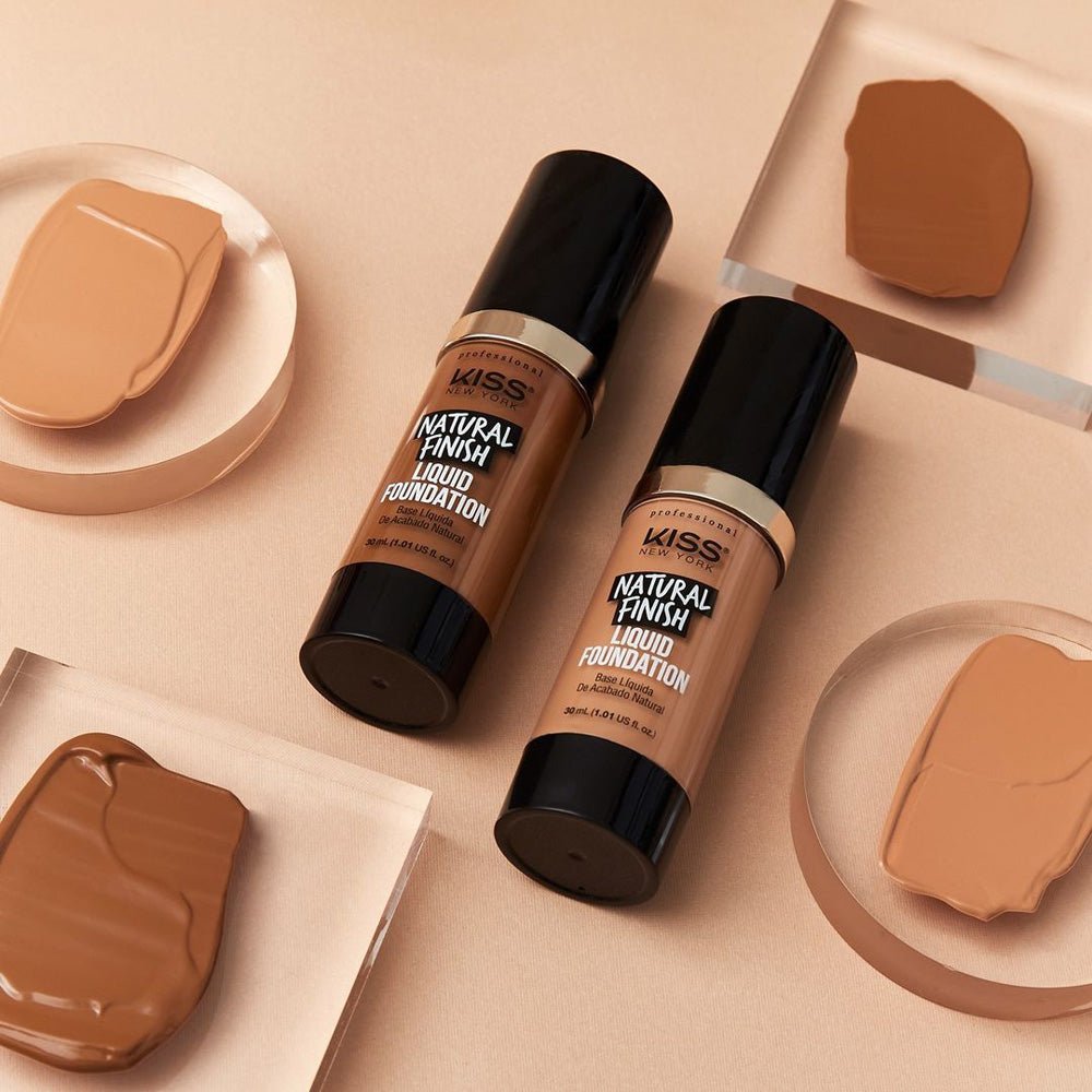 KISS NEW YORK PROFESSIONAL – ProTouch Liquid Foundation | Natural Matte Finish + Full Coverage | Shades 215–425 - Beauty Exchange Beauty Supply