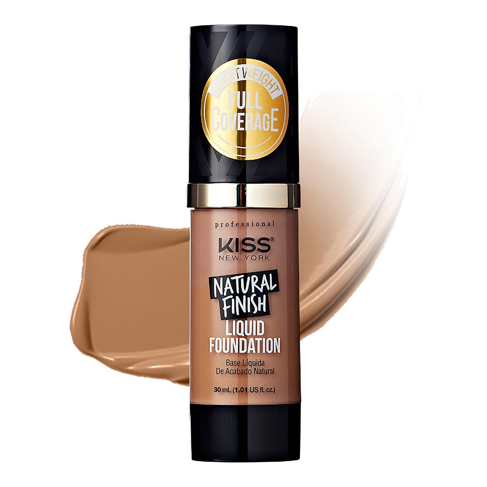KISS NEW YORK PROFESSIONAL – ProTouch Liquid Foundation | Natural Matte Finish + Full Coverage | Shades 215–425 - Beauty Exchange Beauty Supply