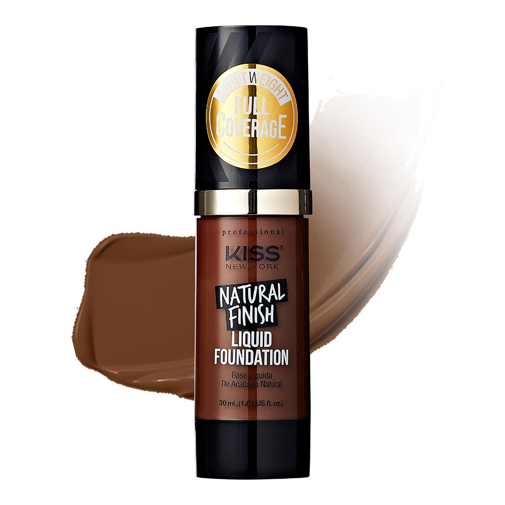 KISS NEW YORK PROFESSIONAL – ProTouch Liquid Foundation | Natural Matte Finish + Full Coverage | Shades 215–425 - Beauty Exchange Beauty Supply
