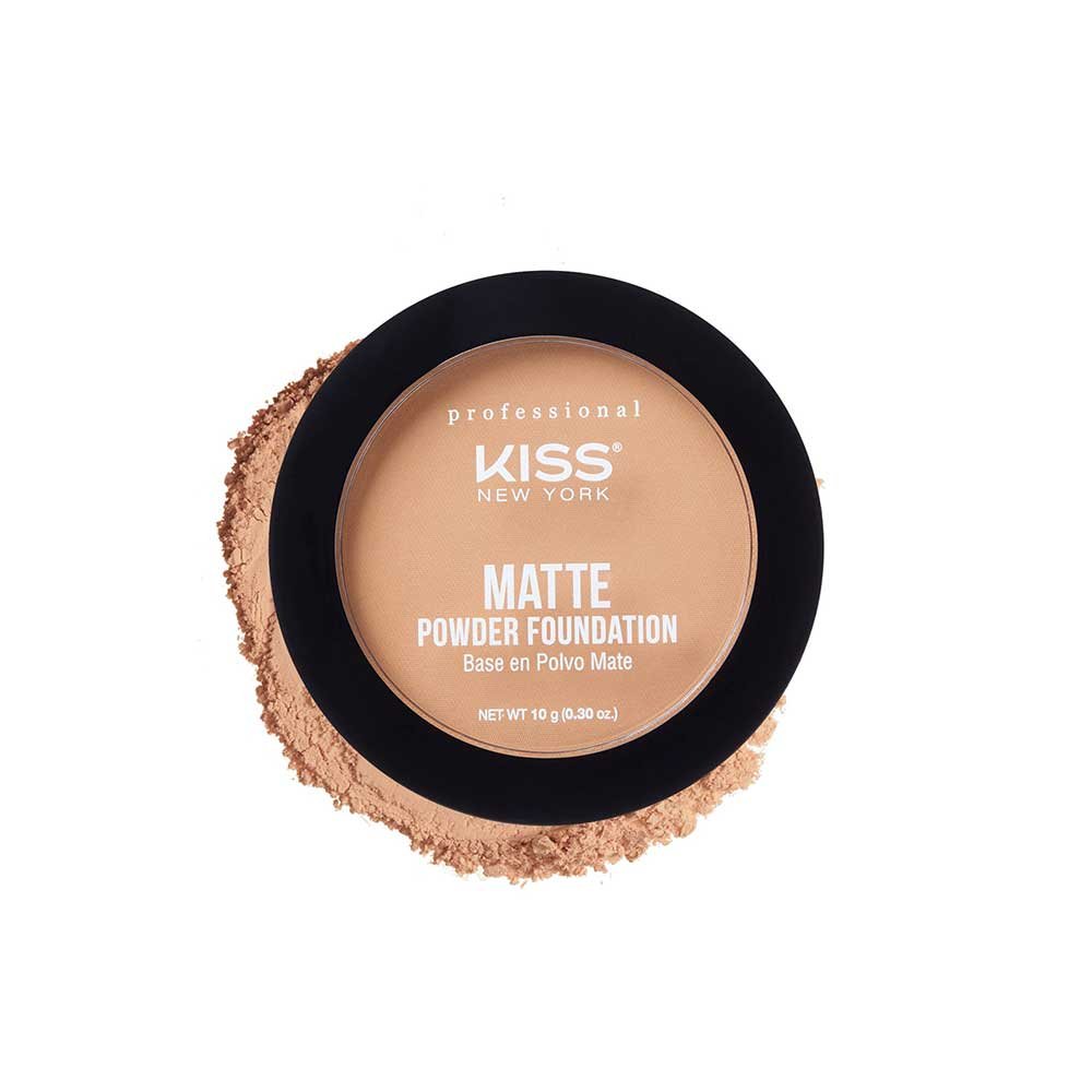 KISS NEW YORK PROFESSIONAL – ProTouch Matte Powder Foundation | Buildable Coverage + Shine Control | Shades 310–425 - Beauty Exchange Beauty Supply