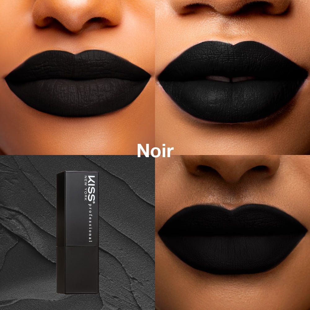 KISS NEW YORK PROFESSIONAL – Richly Pigmented Satin Lipstick | All - Day Wear & Comfort | Shades 1–12 - Beauty Exchange Beauty Supply